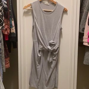 Knot front dress